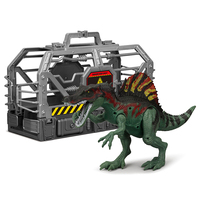 Nuevo Diseño de Juguete de Dinosaurio, Figura de Acción con Movimiento, Dinosaurio Realista con Articulaciones Móviles, Modelo de Dinosaurios con Jaula de Almacenamiento para Niños