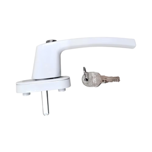Poignée de verrouillage de serrure de fenêtre à <span class=keywords><strong>battant</strong></span> UPVC Quincaillerie de fenêtre inclinable et tournante Poignée de fenêtre haute sécurité en option avec clés - Product Image 1
