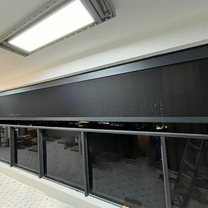 Cửa sổ phương pháp điều trị kèm theo pergola màn vải cơ giới ngoài trời sunroom Zip theo dõi Windproof rèm cuốn - Product Image 6