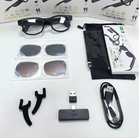 G1MAX Akıllı Yapay Zeka Gözlüğü 8MP HD Video Kayıt Desteği 32GB Depolama Alanı Yapay Zeka Çoklu Dil Gerçek Zamanlı Çeviri ve Harici Pil