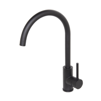 Keran Dapur ZOYUE Hitam Modern, Bahan Stainless Steel Solid, Keran Pencampur untuk Wastafel, Pabrik Zhejiang ZY-K102B OEM SS 316