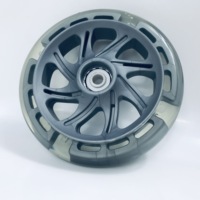 Roue de patin à roulettes pour enfants Nobby RS-W0102 de 5 pouces, roue en PU solide avec dureté 80-85 pour trottinettes électriques et à pousser