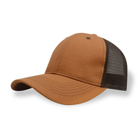 Parche bordado Logo Impreso Sombrero de camionero desgastado Bloque de color personalizado Gorra de camionero de malla