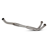 Knalpot Slip On untuk BMW C600 Sport C650 GT 2012 - 2015 Modifikasi Motor dengan Katalis Pipa Penghubung Depan Moto OEM Muffler Escape