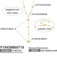 Ensemble de bijoux unisexe Mili Fashion, élégant, série Océan, collier et bracelet en acier inoxydable avec pendentif étoile de mer incrusté de zircon