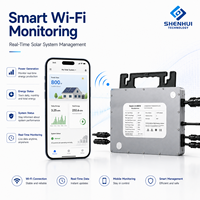 Micro-onduleur 800W double MPPT WiFi 230V pour système solaire photovoltaïque sur réseau avec compteur d'énergie intelligent et contrôle de l'exportation pour système PV de balcon