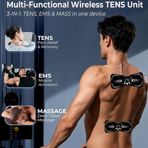 Mini Massage Patch Neck Shoulder EMS Portable Pulse Massager USB Rechargeable Lithium Battery Home Travel Workplace - Product Image 2