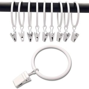 Crochets suspendus en métal, 1 pièce, Clip d'anneaux, accessoires pour rideaux, tringle <span class=keywords><strong>de</strong></span> <span class=keywords><strong>douche</strong></span> - Product Image 1