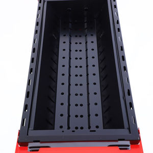 Barbecue au charbon de bois portable pour le camping en plein air, pique-nique en famille, grillades de brochettes avec souffleur d'air, poêle - Product Image 3