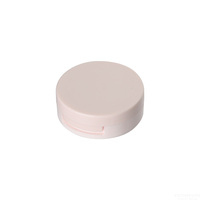Conteneur de fond de teint cosmétique rond vide Mini coussin d'air avec miroir en plastique matériaux recyclés conception estampée