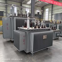 Transformateur de puissance flyback triphasé en aluminium, à bain d'huile, 50/60Hz, pour 500-2000 KVA, 400/450 V, bobine simple/double en cuivre