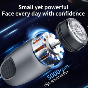 Rasoir intelligent pour la maison et la voiture, affichage numérique, mini rasoir rechargeable à double lame, puissant, cadeau pour homme - Product Image 5