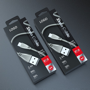Tùy chỉnh 3C Thông Minh Điện tử dữ liệu Hộp cáp nghệ thuật hộp giấy USB phụ kiện điện thoại trường hợp bao bì Cáp Hộp dữ liệu - Product Image 1