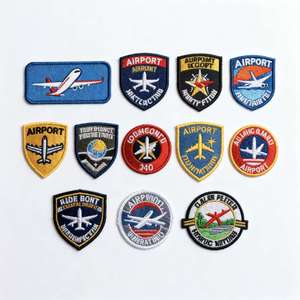 Tùy chỉnh dệt chim phong cảnh phong cách thêu thiết kế sắt-on động vật các bản vá lỗi cho Diy cá nhân phong cách PU nhựa hoa - Product Image 4