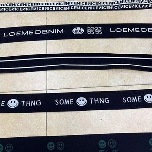 Custom Jacquard Striped Nylon Sports Bra Band High Tenacity Elastic 10-50mm Width Underwear <b>Webbing</b> Herringbone Waistband - Product Image 4