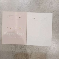 Kunden spezifische Logo bedruckte Papiers chmuck karte