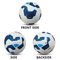 Service OEM ODM, taille personnalisée, ballon de football léger et durable en cuir PU thermocollé pour enfants