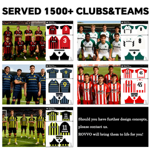 Ruiwo Maßgeschneiderte Fußball-Uniformen Automatisierter Zuschnitt Sublimierter Trainingsanzug Set mit Trikot und Shorts Inklusive Fußballbekleidung - Product Image 5