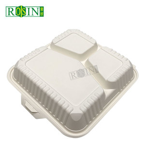 Vente en gros Respectueux de l'environnement passe au micro-ondes amidon de maïs PP <span class=keywords><strong>jetable</strong></span> 3 compartiments récipient de <span class=keywords><strong>repas</strong></span> préparation des aliments/plateaux de restauration - Product Image 5