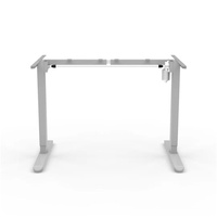 Table réglable en hauteur pour moteur unique, modèle moins cher, couleur grise, 1 pièce
