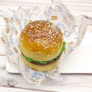 Papel de Cera Seco Desechable Impreso de Grado Alimenticio, Resistente al Aceite, Interfoliado, para Pasteles, Pizzas, Hamburguesas, Panes, Virgen, Antigrasa - Product Image 2