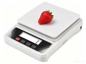 Balance de cuisine portable <span class=keywords><strong>polyvalente</strong></span>, balance numérique blanche avec fonctions de tare et de comptage, fonctionne sur piles, 3 kg/0,5 g - Product Image 1