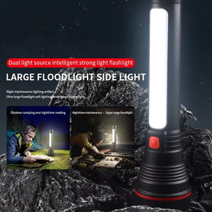 Hot Sale Rechargeable <b>Torch</b> <b>USB</b> Led Flashlights Spotlight Long Distance Flashlight Most Popular Cob Flashlight - Product Image 4
