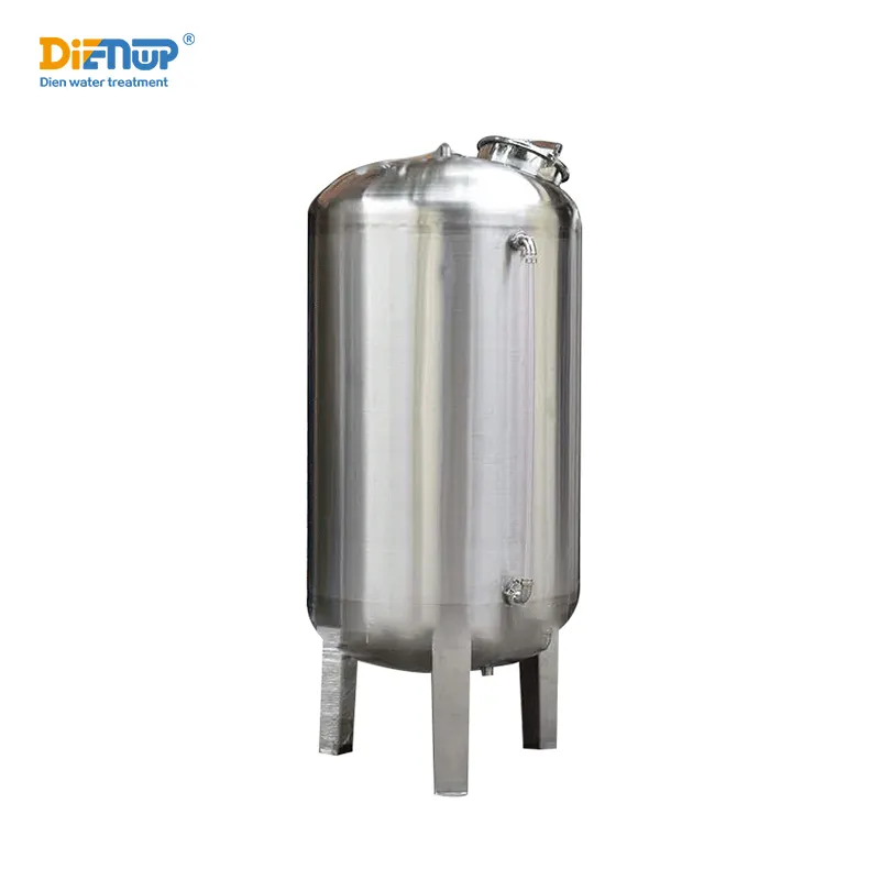 Industriële Ss 304 316 Waterbehandeling Filter Behuizing Tank Roestvrij Staal Behuizing Tank