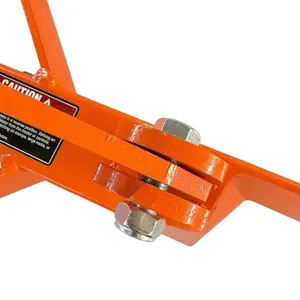 <span class=keywords><strong>Râteau</strong></span> de désherbage <span class=keywords><strong>en</strong></span> acier pour tracteur-excavateur, avec grappin <span class=keywords><strong>à</strong></span> feuilles et roue F40, pour aménagement paysager et déblaiement des feuilles de jardin - Product Image 6