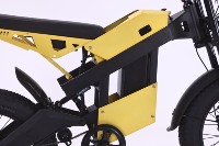Vélo électrique adulte 20 pouces avec pneus larges 4.0, moteur arrière sans balais léger, 48V 500W 18Ah Lithium, 1 vitesse, 45 km/h, tout-terrain, neige