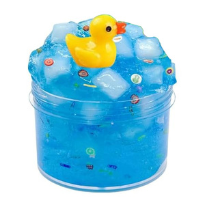 70ML Gelatina Transparente en Cubos, Slime de Coco, Espuma Esponjosa, Arcilla de Colores, Juguete Educativo DIY Seguro, No Tóxico, para Aliviar el Estrés, Plástico - Product Image 6