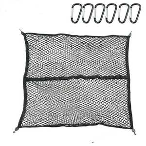 Red de Almacenamiento de Equipaje para Maletero de Coche, Resistente y Elástica, Red de Carga Ajustable para Maletero - Product Image 5