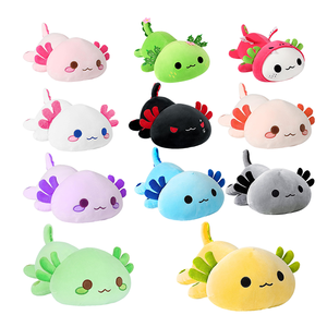 도매 30cm Kawaii 다양한 색상 멕시코 Axolotl 도롱뇽 애니메이션 봉제 완구 부드러운 인형 동물 인형 귀여운 Axolotl 베개 - Product Image 1