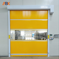 Portes à enroulement automatiques rapides et colorées personnalisées, portes sectionnelles d'atelier à grande vitesse, portes en tissu PVC, portes transparentes à enroulement