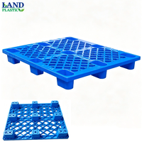 Palette en plastique HDPE à neuf pattes, palette légère pour entrepôt, palette pour chariot élévateur, palette de distribution pour entrepôt
