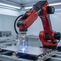 Robot Las Industri MIG 350 TIG Lengan Robot 6 Axis Cobot Harga Pengelasan