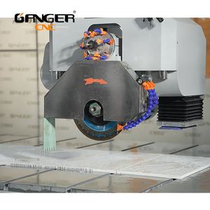 מכונת חיתוך גרניט אוטומטית הטובה ביותר אבן גרניט cnc 5 + 1 ציר ייצור ציוד - Product Image 4