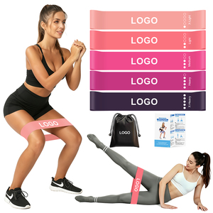 Pink Purple Latex Mini Loop Resistance <b>Bands</b> Colorful Glute <b>Bands</b> for Women Fitness <b>Workout</b> Exercise <b>Bands</b> Custom Logo - Product Image 1