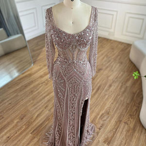 <span class=keywords><strong>ชุด</strong></span><span class=keywords><strong>ราตรี</strong></span>นางเงือก<span class=keywords><strong>แขน</strong></span><span class=keywords><strong>ยาว</strong></span>ประดับลูกปัดสำหรับผู้หญิง2025<span class=keywords><strong>ชุด</strong></span><span class=keywords><strong>ราตรี</strong></span>ชุดปาร์ตี้<span class=keywords><strong>เปิด</strong></span>โล่งสำหรับ LA72518เขาที่เงียบสงบ - Product Image 4