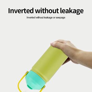 Gobelet isotherme personnalisé en acier inoxydable à double paroi de 16 oz avec base en silicone au design moderne pour la rentrée scolaire des enfants - Product Image 2