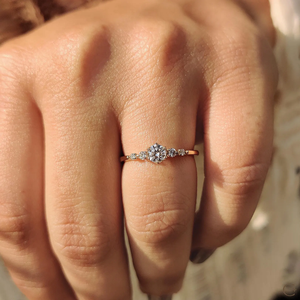 Anillo de Diamante Cultivado en Laboratorio, Elegante y Brillante, Diseño Refinado, Ideal para Ocasiones Especiales - Product Image 6