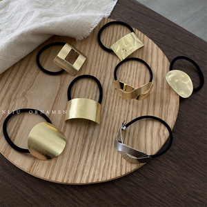 Nuovo Arrivo: Fermaglio per Capelli in <span class=keywords><strong>Metallo</strong></span> Dorato Spazzolato, Elastici e Accessori per Capelli Eleganti in <span class=keywords><strong>Metallo</strong></span> - Product Image 1