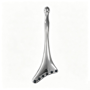 Dual-Action Zinc Alloy Eye Care Wand 5-Roller Facial Massager & <b>Round</b>-Tip Acupressure Stick for Face - Product Image 6