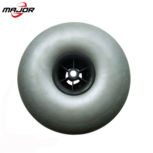 Roue pneumatique en <span class=keywords><strong>PVC</strong></span> de 16 pouces, pneus de chariot de plage de 400 mm pour chariots de sable - Product Image 4