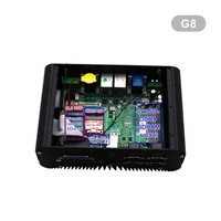 PC de placa base industrial sin ventilador de aleación de aluminio con RAM 4G 8G 16G 32G computadora para quiosco