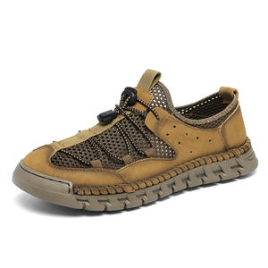Sandalias de malla con punta cerrada para hombre, novedad de verano 2026 |   Zapatos de Playa Casuales de Talla Grande, Calzado Transpirable y Versátil Fácil de Poner - Product Image 1