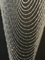 Lustre en cristal suspendu au foyer K9 de luxe moderne