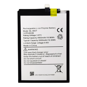 Fournisseur OEM ODM, vente en gros de batteries de téléphone portable pour Techno Phone BL-49OT, batterie haute capacité - Product Image 3