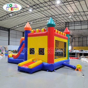 Thương mại phổ biến trẻ em bơm hơi nhà trượt kết hợp lâu đài bouncy và trượt nước dễ dàng để thiết lập - Product Image 4