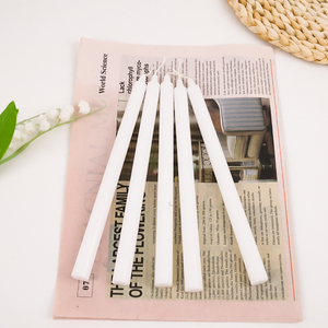 Velas Cónicas Baratas al por Mayor de 8 y 10 Pulgadas sin Humo para Bodas - Product Image 3